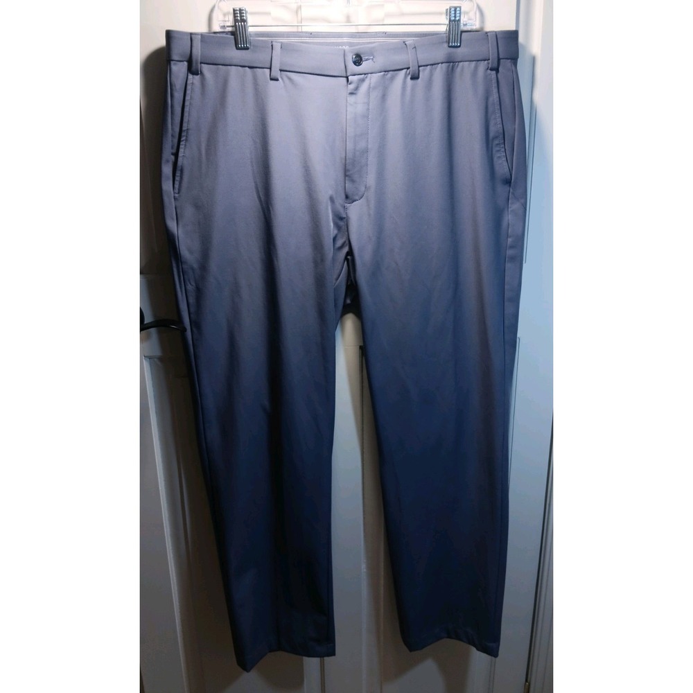 Michael Kors Mens Dress Pants 36x32 Blue Classic Fit Performance Stretch Marvin